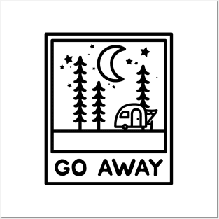 Go Away Posters and Art